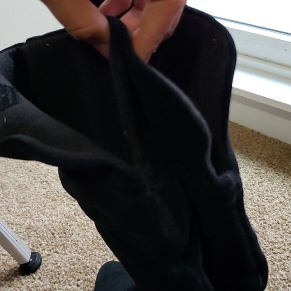 Aldo women's Black leather suede below the knee high boots size 40 - Picture 5 of 5